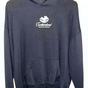 Hollister Navy Hooded Sweatshirt